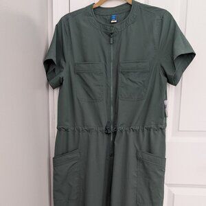 Old Navy Women's Olive Green Belted Jumpsuit - M - NWT